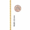 LIFETIME JEWELRY Weave Chain Necklace for Women and Men 24k