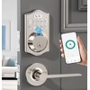 keyless Entry Door Lock deadbolt with Handle Set- Front Door