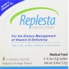 Replesta 50,000 IU Vitamin D3, Chewable Wafer, Natural Orange Flavor,