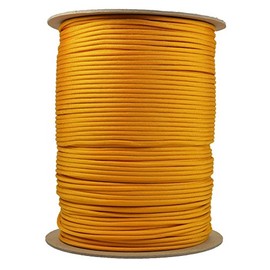 BoredParacord Brand Paracord (1000 ft. Spool) - Goldenrod