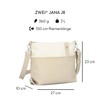 Zwei Jana J8 Women's Crossbody Bag 3 Litre Bi-Colour Canvas