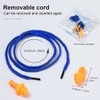 Tapones de Silicona Suave con Cable - 200 Pares Reutilizables