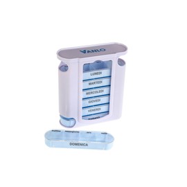 Tower Pill Box Pill Box with 4 Compartments – Italian