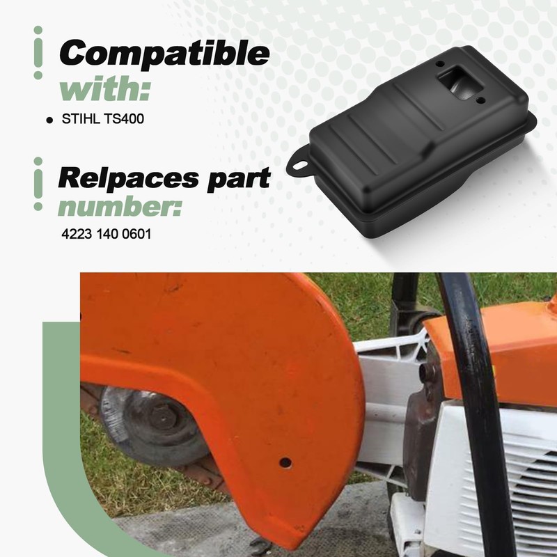 Muffler Compatible with STIHL TS400 Concrete Cut-Off Chop Saw Replace