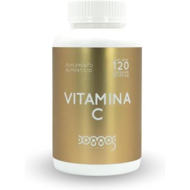 Vitamina C con Jengibre 120 cápsulas 500 Mg C/u- Suplementos DOMOS
