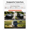 Turbo for Boost Leak Tester 4\" 3\" 6061 Aluminum End