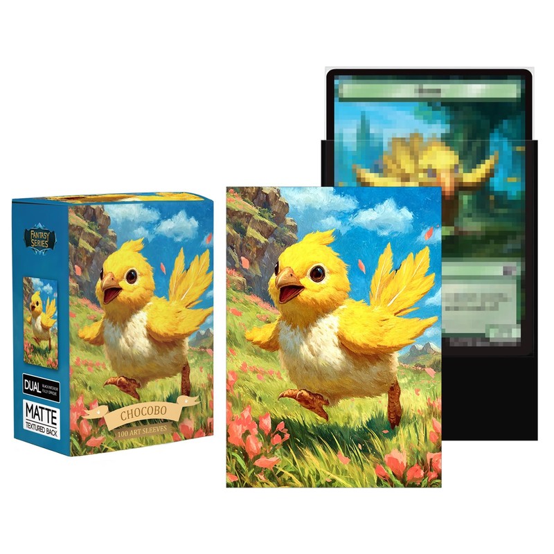 Katomula 100 MTG Card Sleeves with 100 Inner Sleeve, Textured
