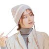 14+ ICHIYON PLUS 103866 Women's Knit Hat, Shaggy Line, Drawstring
