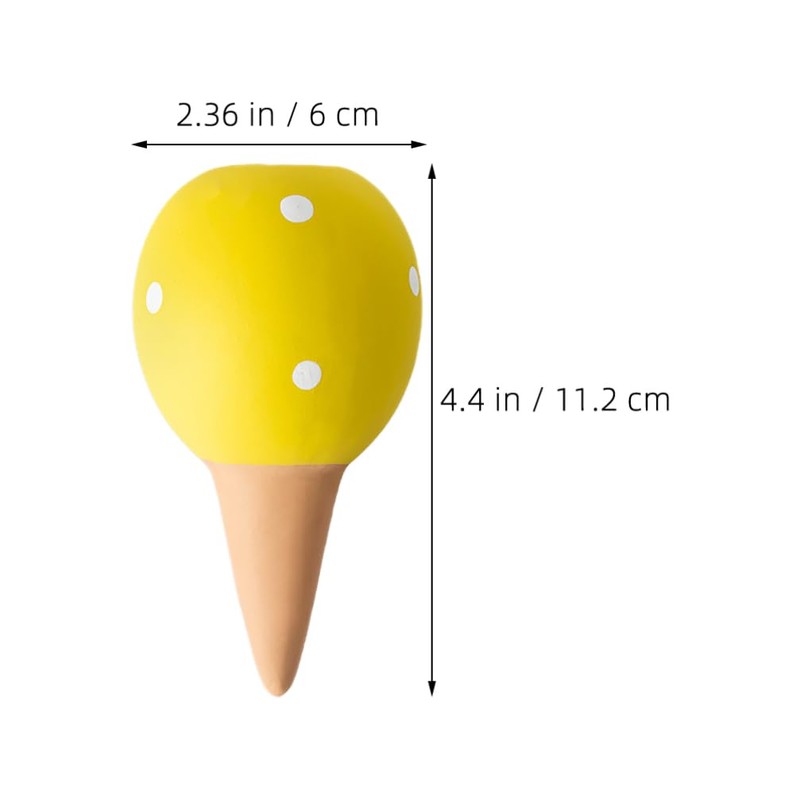 HANABASS 4 Pcs Terracotta Self Watering Devices, Insert Terracotta Plant