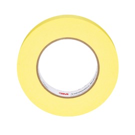 3M Automotive Refinish Masking Tape 06653, 388N, Yellow Color, Water Resistant, Multi-Purpose, 24 mm x 55 m | 3M