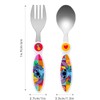 Children's Stainless Steel Cutlery Set - Fork and Spoon (Stitch)
