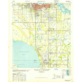 YellowMaps Bradenton FL topo map, 1:24000 Scale, 7.5 X 7.5 Minute, Historical, 1947, 28.8 x 22.9 in - Paper
