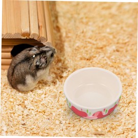 NOLITOY Large Ceramic Hamster Food Bowl Anti- Small Animal Feeding Dish for Guinea Pigs Rats and Gerbils Lightweight and Spill Design