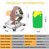 Mini Belt Sander, 7 Adjustable Speed -15 Degree Professional Electric