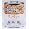 PolySeal Water Based Polyurethane Acrylic Interior Wood Varnish-1 Gallon-Maple Satin