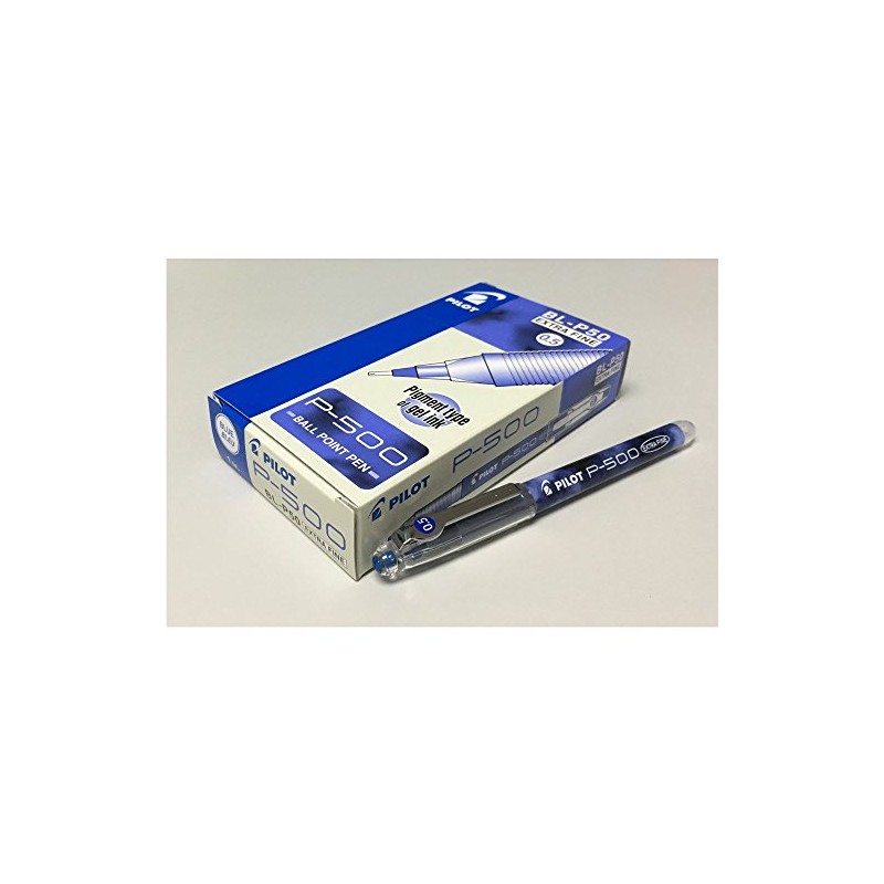 Pilot P500 Needlepoint Gel Rollerball 0.5 mm Tip (Box of