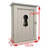 Grey Keyhole Key Cabinet