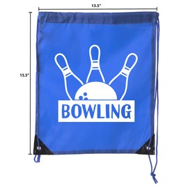 Mato & Hash Drawstring Bowling Bag | Bowling Cinch bags for Leagues and Parties!