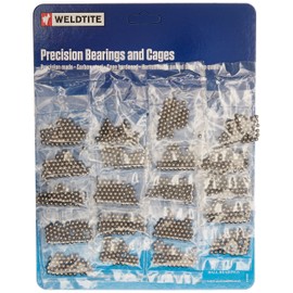 Weldtide Bike Bearing Replacement Balls Pack of 20 Black Black 3/16 inch