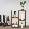 Jotsport Window Sill Plant Stand Small Wood Plant Shelf for