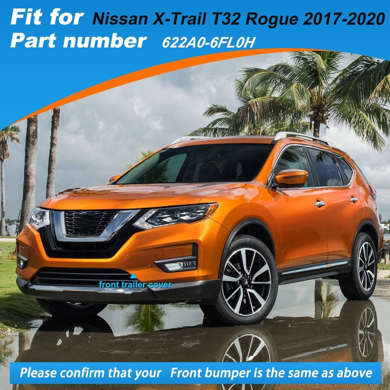 CZShiYue Front Bumper Tow Hook Cover Fit for Nissan X-Trail