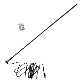 RoadPro RPPS-13KB Platinum Series Black 3' 1000W Single Mirror Mount CB Antenna Kit