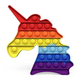 HILUDEER Pop Fidget Popping Toy , Anxiety and Stress Relief Pop Sensory Toys Silicone Logic Board Game It for Teens Kids and Adults (Green Dinosaur)