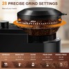KIRAINAFLY Electric Burr Coffee Grinder,Adjustable coffee grinder with 28 Precise