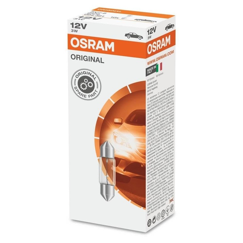 OSRAM 6428 256 S V 7-8 Festoon Bulb 12 V