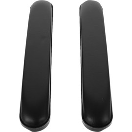 EXCEART Wheelchair Armrest Pads 2 Pcs Black 33.40X5.10X3.00cm