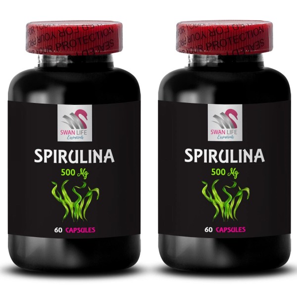 SWAN LIFE ESSENTIALS Plant protein supplement - SPIRULINA - Detox