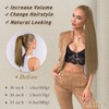 BARSDAR Long Straight Ponytail Extension - 26 Inch Drawstring Brown