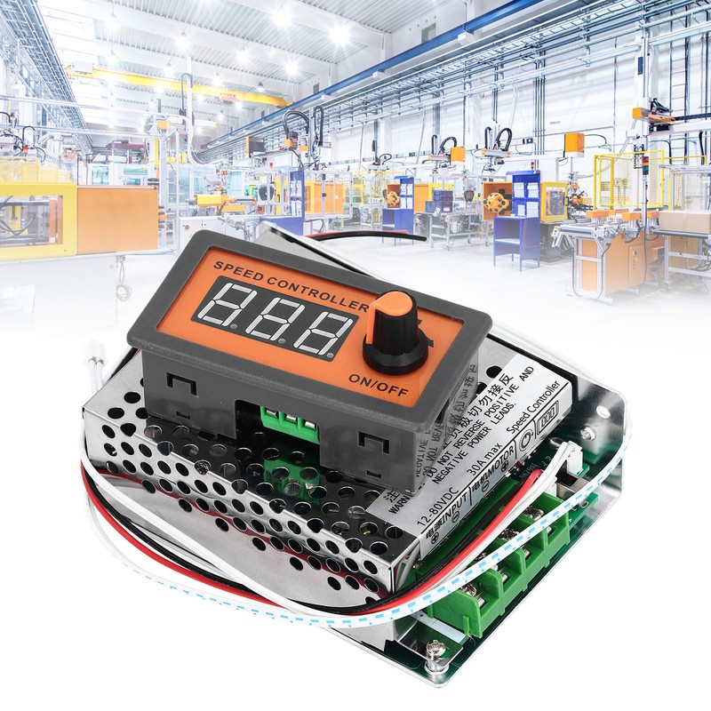 DC Motor Speed Controller PWM Digital Display Multipurpose Motor Speed