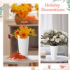 Ninehaoou 24 Pack Flower Buckets 9.84 Inch Plastic Flower Vases