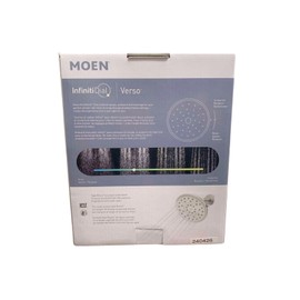 Moen Verso Shower Head Infiniti Dial Brushed Nickle #220R6EPSRN Spot Resistant