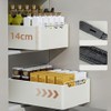 Extendable Kitchen Drawer, Extendable Kitchen Organisers, No Drilling, Metal Kitchen