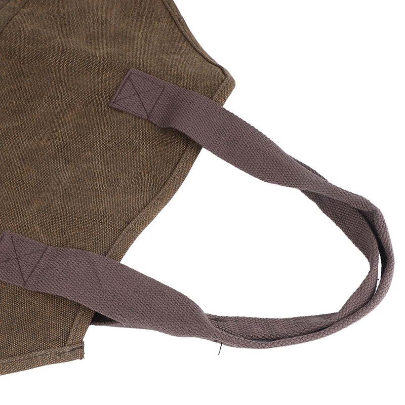 Firewood Carrier Bag Canvas Scratch Resistant Firewood Log Tote Bag