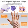 GloveSpire Thickened UV Gloves for Nails, UPF50+ UV Protection Gloves,