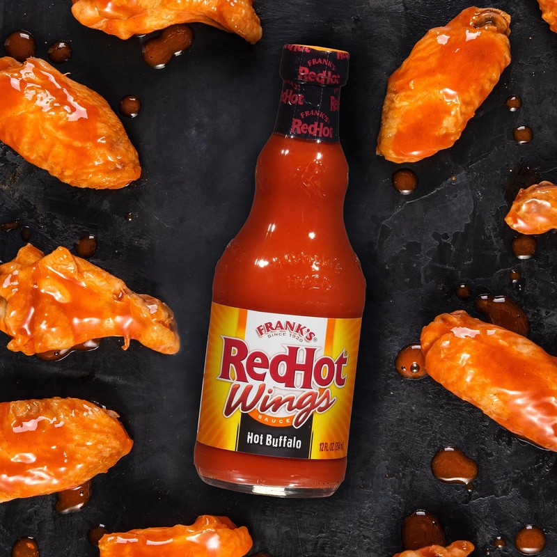 Frank's RedHot Hot Buffalo Wings Hot Sauce, 12 fl oz
