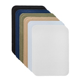 Johnson & Smith Iron On Patches - 12-Piece Iron On Patch for Clothing, Pants Repair - Adhesive Fabric Patches in Rectangle Shapes - Easy to Use, No Sewing Needed - Uniform Colors