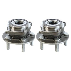AutoShack Set of 4 Front and Rear Wheel Hub and Bearing Assemblys with ABS Replacement for 2008-2013 Subaru Impreza 2009-2013 Forester 2013 WRX 2.5L AWD 5-Lug HB4X0002
