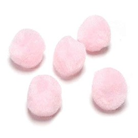 Darice Acrylic Pom Poms - Baby Pink - 1 inch - 40 Pieces