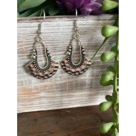 Boho HAMMERED BOHO TRIBAL WESTERN EARRINGS