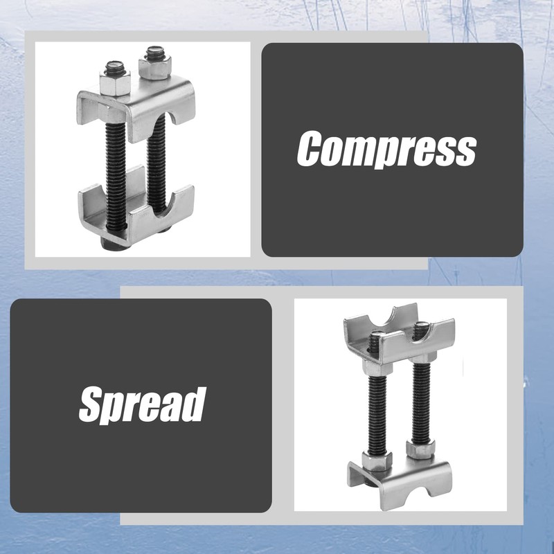 WINTOWIN 2-Way Adjustable Spring Spacer, Spreads or Compresses Coil Springs,