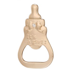 15 piezas de regalo para baby shower Return Gifts for Guest Supplies - Abridor de botellas para bebé, diseño de fiesta de baby shower, recuerdos de boda, color rosa (15 unidades)
