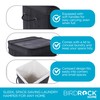 BIRDROCK HOME Square Laundry Hamper with Lid and Cloth Liner,