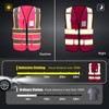 AYKRM 11 colors available safety vest pink