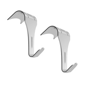 2PCS Picture Rail Hooks，Sunxer Tool Picture Rail Hanging System Molding Hooks for Photo Frame Picture Artwork Hang