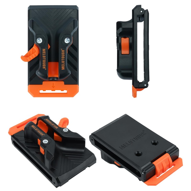 MELOTOGH 3 Pack Quick Release Belt Clip for Pouch,Drill Holster,Easily