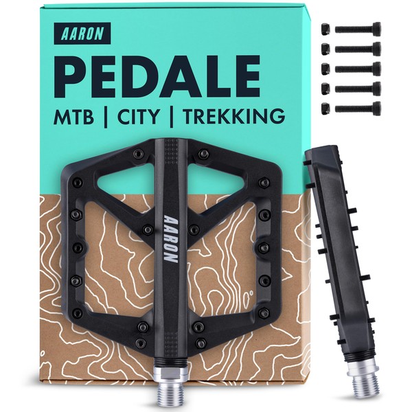 AARON Dirt pedals made of plastic with high-quality industrial ball